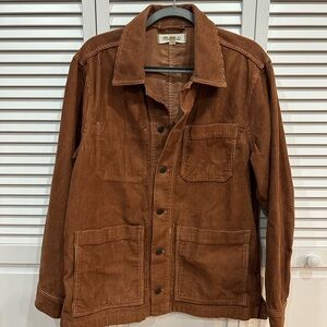 Madewell Men's Copper Corduroy Shirt Jacket